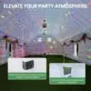 OZIS 39x20x13FT Inflatable Nightclub Party Tent with Pavilion