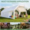 OZIS 39x20x13FT Inflatable Nightclub Party Tent with Pavilion