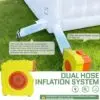 OZIS 39x20x13FT Inflatable Nightclub Party Tent with Pavilion