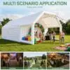 OZIS 39x20x13FT Inflatable Nightclub Party Tent with Pavilion