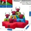 OZIS 6.5FT Inflatable Ring Toss Game