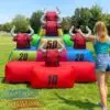 OZIS 6.5FT Inflatable Ring Toss Game