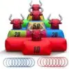 OZIS 6.5FT Inflatable Ring Toss Game