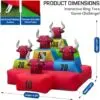 OZIS 6.5FT Inflatable Ring Toss Game