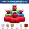 OZIS 6.5FT Inflatable Ring Toss Game