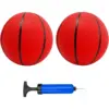 OZIS Inflatable Basketball Balls Set, 2-Pack with Air Pump