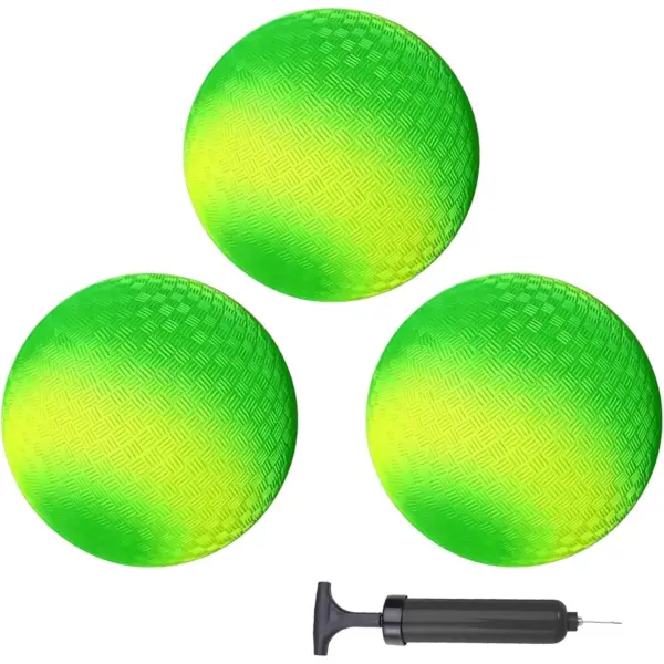OZIS Gaga Ball Kickball Set, 3-Pack with Air Pump